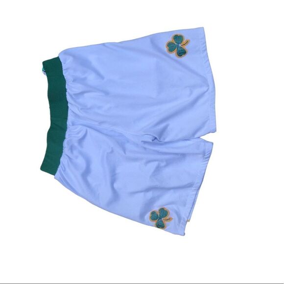 NBA X Nike Boston Celtics Basketball Shorts Medium White Green - Picture 8 of 9